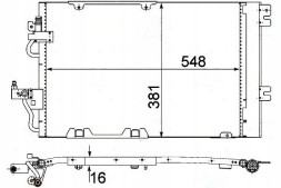 Behr Hella Service Air conditioning condenser opel astra h 1,2-1,8b behr + driver assistant #31