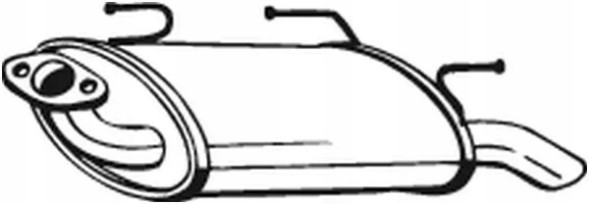 Alfa Romeo OE 145609 Bosal bos145-609 final silencer