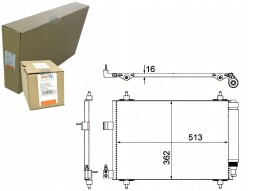 Behr Hella Service  Condenser air conditioning cooler [BEHR HELLA] + collision assistant #34