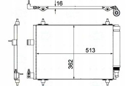 Behr Hella Service  Condenser air conditioning cooler [BEHR HELLA] + collision assistant #34