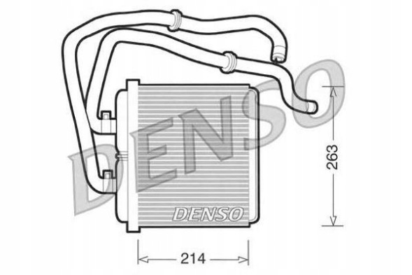 Denso PRO/DRR12003 DEN Heater (214x263x25) iveco daily iii 2.3d/2.8d + collision assistant #34