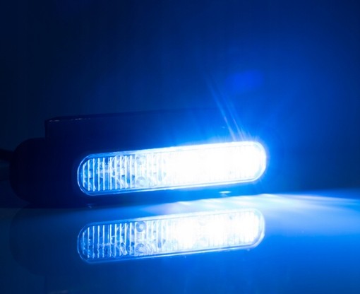 Fristom  2X warning lamp blue led police ambulance