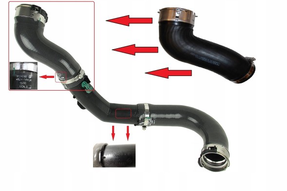 Pagum 144600588R 144609413R 1124090 1302315 GM 95519367 95524209 144608199R GM 95529401 14 46 005 88R 14 46 094 13R 14463-00Q2M 14463-00Q2E 2.3dCi 2.3CDTI Hose pipe for throttle master 2.3 dci 144609413r 1124090 144600588r