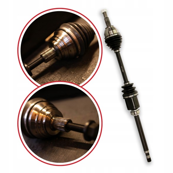 BRV B350 Half axle right nissan qashqai (j10) 2.0 fwd manual new