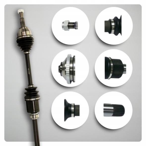 BRV B350 Half axle right nissan qashqai (j10) 2.0 fwd manual new