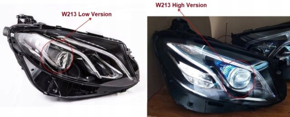 WOLLER 2139005711 Led inverter lamp left right low version for mercedes benz e class w213