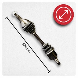 BRV Half axle left c (z03) 1.9 cdti manual m32 new