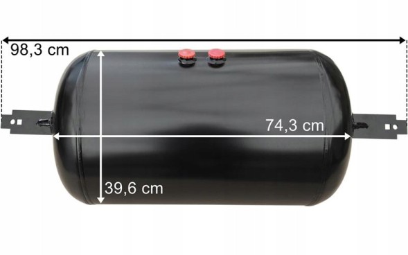 Lamiro 25-180 Air tank 80l 396x743 10 bar schmitz 1189863