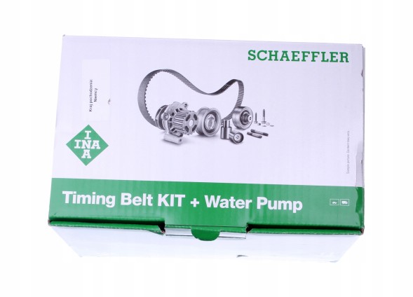 Schaeffler INA  Timing set (belt + roller + liquid pump) fits: audi a6 c4, vw