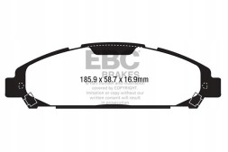 EBC DP43039R Brake pads ebc yellow stuff front ford mustang vi 3.7 300km 2015-