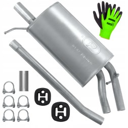 Polmostrów  Middle silencer audi a4 b6 00-04 1.8 t sedan kombi avant