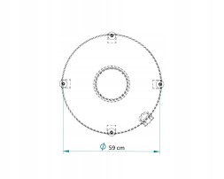 Elpigaz ZGH630220Z053M6DTK UCHA Lpg tank elpigaz 53,5 l external 630/220 mm for 4-point car
