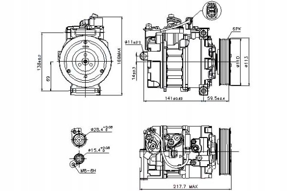 Nissens 89223 NIS/GIFT Air conditioning compressor audi a4 a4 allroad a5 q5 2. + Driver assistant #31