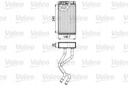 Valeo 811547 Heater 811547 valeo nissan murano navara