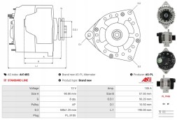 AS-PL Caterpillar th220b 4.4; th330b 4.4; th340b 4.4; th350b 4.4; th355b 4.4; th3