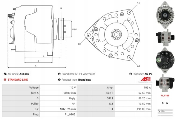 AS-PL  Caterpillar th220b 4.4; th330b 4.4; th340b 4.4; th350b 4.4; th355b 4.4; th3