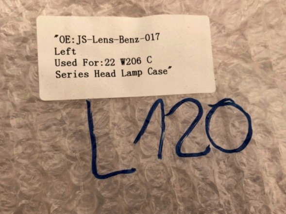 WOLLER  Can cover lamp left front for mercedes benz c w206 before lift 2021-