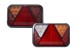 Fristom 15774 Led rear lamps bayonet 5-pin 7 functions left right lamp set of lamps rear
