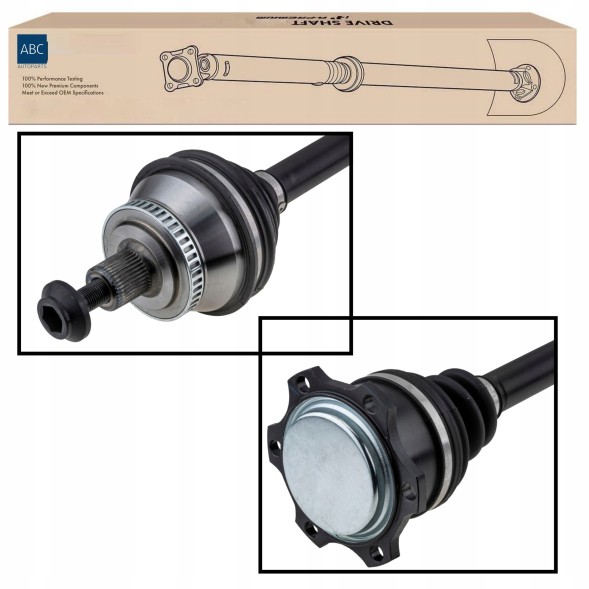 CHINA abc-07.02/14/26 Left half axle audi a4 a4 b5 8d 1.9 tdi 1.8 1.6 vw passat b5 1.9 tdi automatic