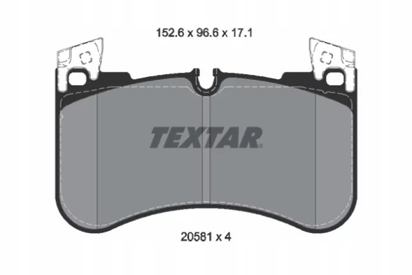 Textar 2058101 Brake pads front