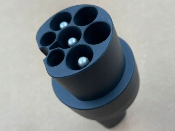 WOLLER ETUI TYPE2 USA EU 32A Adapter charging case 8kw 32a type2 ac to tesla us entry to europe