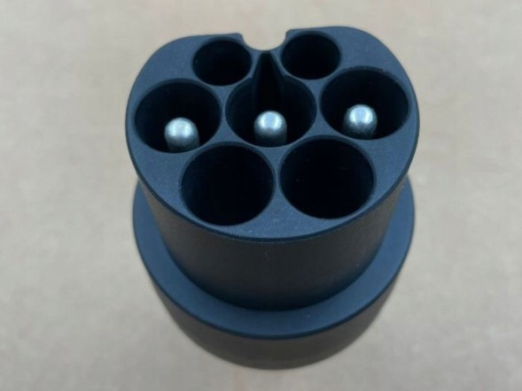 WOLLER ETUI TYPE2 USA EU 32A Adapter charging case 8kw 32a type2 ac to tesla us entry to europe