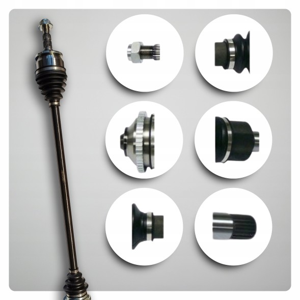 BRV  Half axle right opel astra k 5 (b16) 1.6 cdti manual new