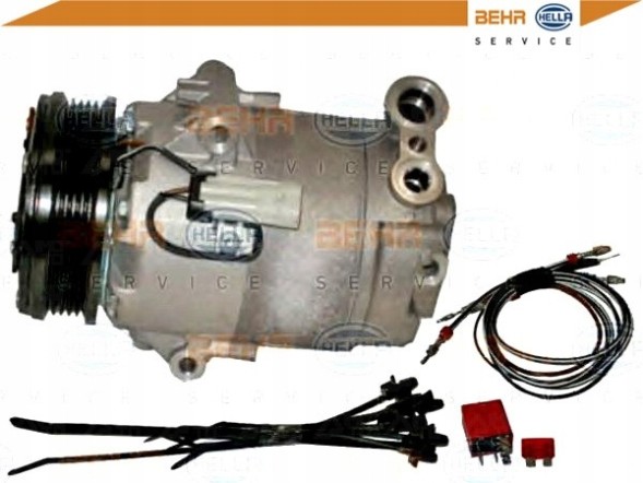 Behr Hella Service 8FK 351 135-791 BRH/GIFT Air conditioning compressor opel astra h cvc6 behr hell + driver assistant #31