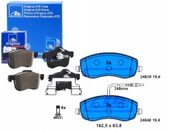 ATE PRO/13.0460-2752.2 ATE Brake pads citroen c8 fiat ulysse lancia phe + collision assistant #34