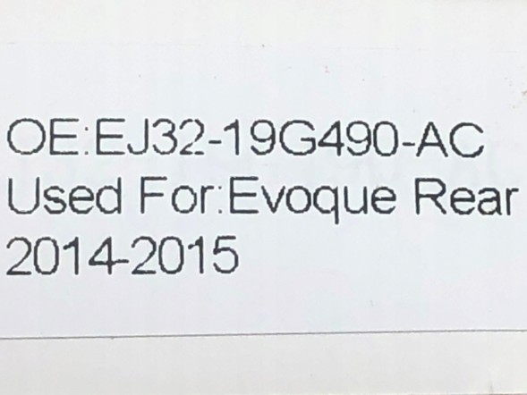 WOLLER EJ32-19G490-AC Rearview camera for land range rover evoque 2014-2015 ej32-19g490-ac