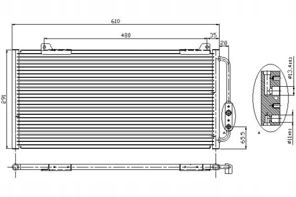 Nissens  Nissens air conditioning cooler honda civic vi + driver assistant #28
