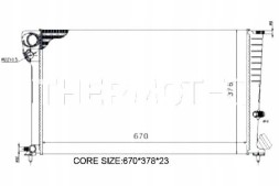 Thermotec THED7P016TT(iMOTO) Engine cooler citroen berlingo xsara peugeot + driver's essential #37