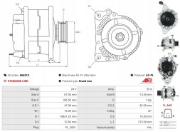 AS-PL A6651S Land cruiser 4.0 [2h] 08.1980-10.1984