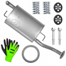 Polmostrów Final silencer toyota corolla 9 ix e12 02 - 07 1.4 1.6 2 sedan kombi freebie