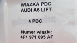 VAG-SYSTEM  Beam 4 pdc front audi a6 4f1971095af after lift + repair kit