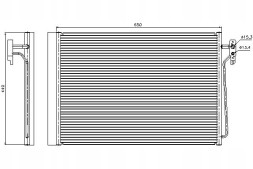 Nissens PRO/940045 NIS Air conditioning condenser land rover range rover iii + collision assistant #34