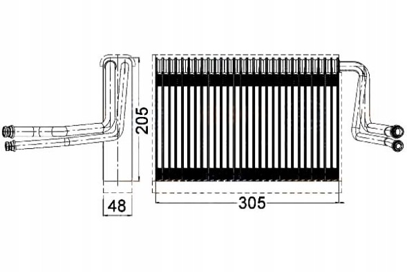 Hella PRO/8FV 351 331-261 HEL Air conditioning evaporator [HELLA] + collision assistant #34