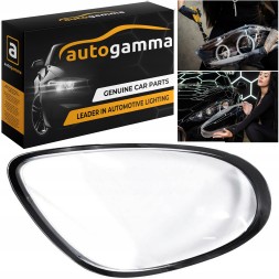 Auto Gamma KL-718-L Lampshade glass for headlight, lamps porsche cayman 718 (2016+) left