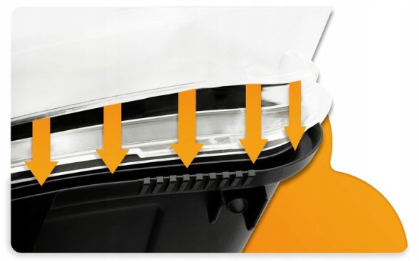 Auto Gamma KL-718-L Lampshade glass for headlight, lamps porsche cayman 718 (2016+) left