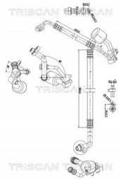 Triscan 9010 24009 Air conditioning cable 9010 24009 triscan