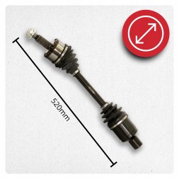 BRV  Half axle left dodge magnum 2.7 v6 3.5 v8 5.7 v8 6.1 v6 new