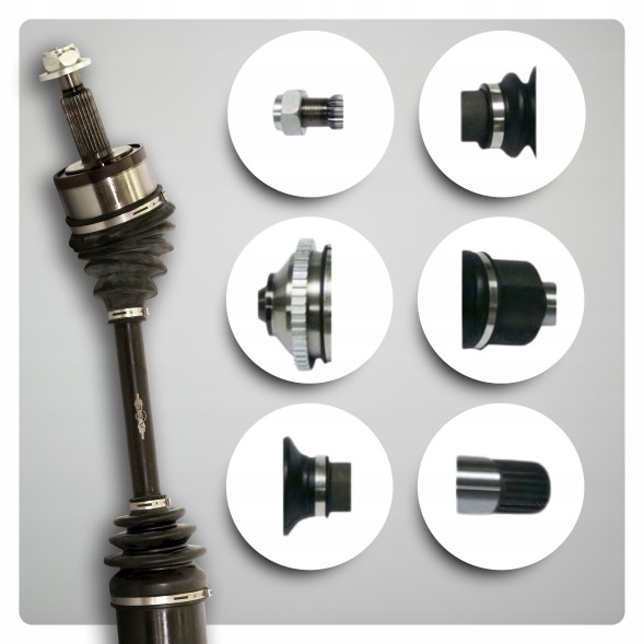 BRV  Half axle left dodge magnum 2.7 v6 3.5 v8 5.7 v8 6.1 v6 new