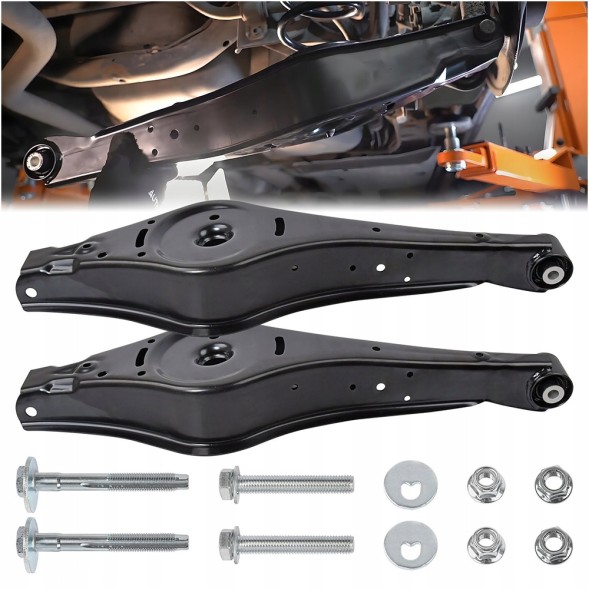 CHINA DC02D 2X lower rear control arms + screws for audi a3 vw eos golf 5 6 touran passat