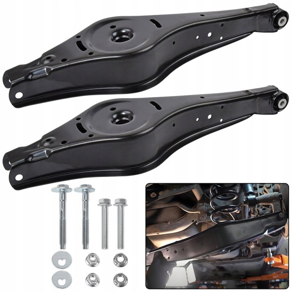 CHINA DC02D 2X lower rear control arms + screws for audi a3 vw eos golf 5 6 touran passat
