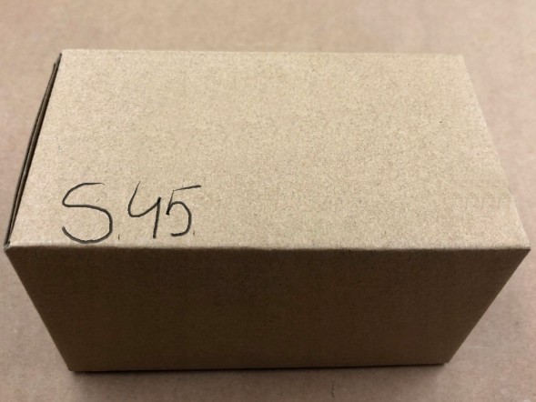 ZR S.169/45. Obejma Tip double overlay exhaust left sports inlet 64mm outlet 190mm