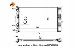 NRF NRF56127(iMOTO) Engine cooler audi a4 a6 skoda superb i vw pa + driver's essential #37