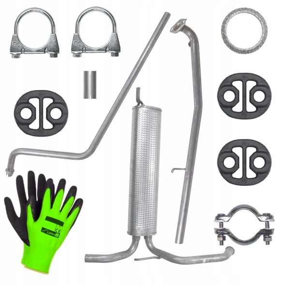 Polmostrów ADP-U1Q24O4N7G4R5Q8 Toyota aygo 1 i b1 muffler kit 05-14 10 htb