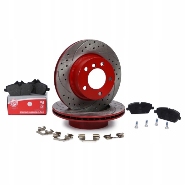 Master-Sport Germany 202222380 Set of sport-extreme front brake discs and pads - bmw 202202380