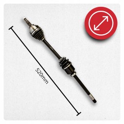 BRV B1714 Drive shaft right renault laguna ii 2.0 16v manual new