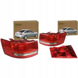 Mertt New rear lamps p21w + py21w sedan set audi a6 c6 2004-2008 left right